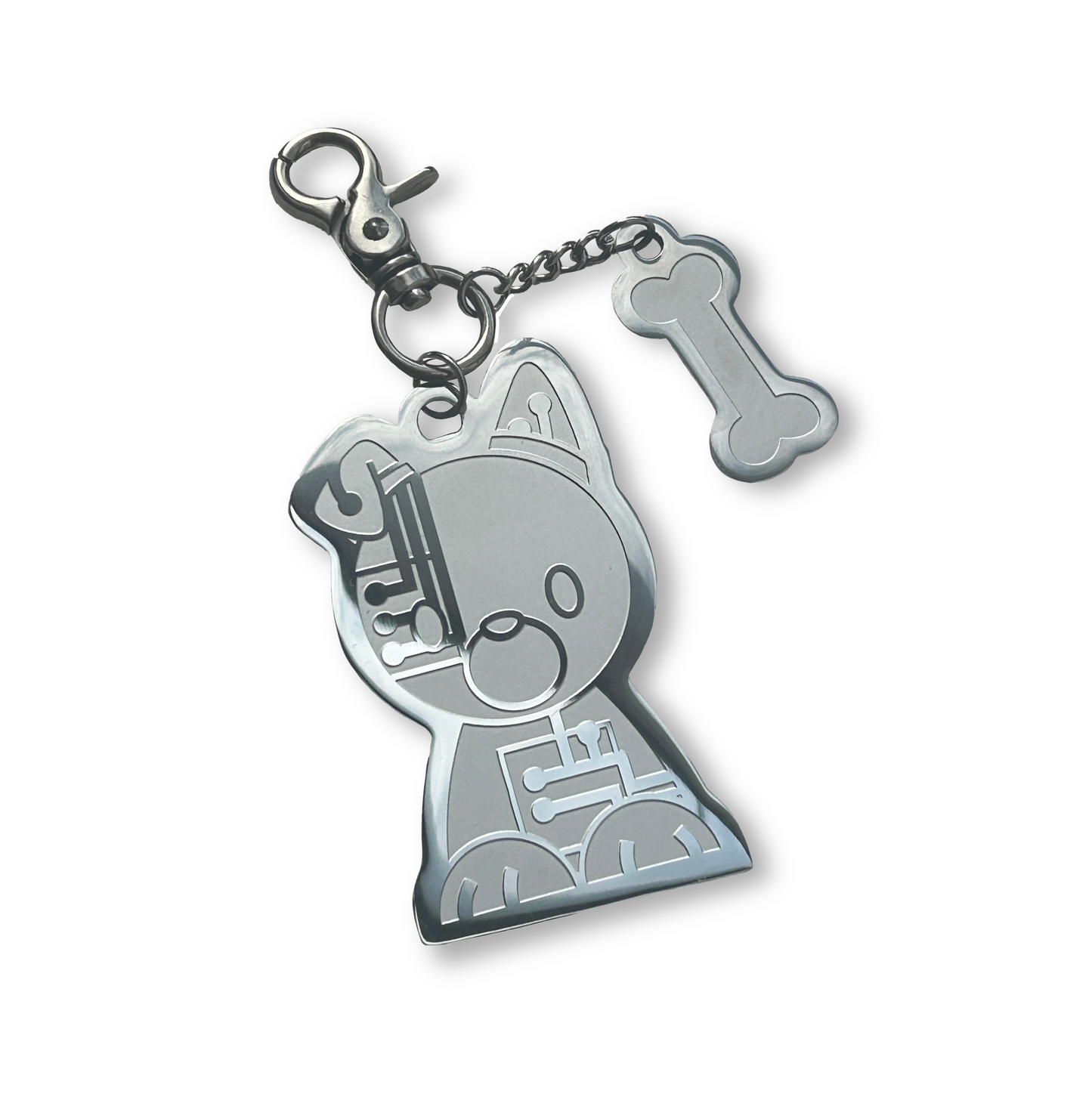Robo Pup Keychain